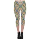 Tribal Background Boho Batik Capri Leggings  View1