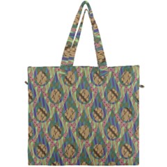 Tribal Background Boho Batik Canvas Travel Bag