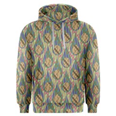 Tribal Background Boho Batik Men s Overhead Hoodie