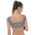 Tribal Background Boho Batik Cap Sleeve Ring Bikini Top View2