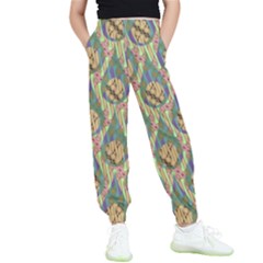 Tribal Background Boho Batik Kids  Joggers