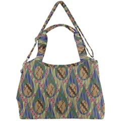 Tribal Background Boho Batik Double Compartment Shoulder Bag by anzea