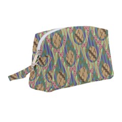 Tribal Background Boho Batik Wristlet Pouch Bag (medium)