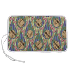 Tribal Background Boho Batik Pen Storage Case (m)