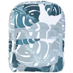 Monstera Leaves Background Full Print Backpack by anzea