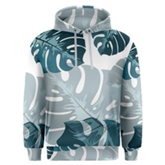 Monstera Leaves Background Men s Overhead Hoodie