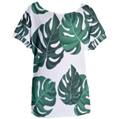 Illustrations Monstera Leafes Women s Oversized T-shirt