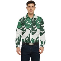 Illustrations Monstera Leafes Men s Long Sleeve Shirt by anzea