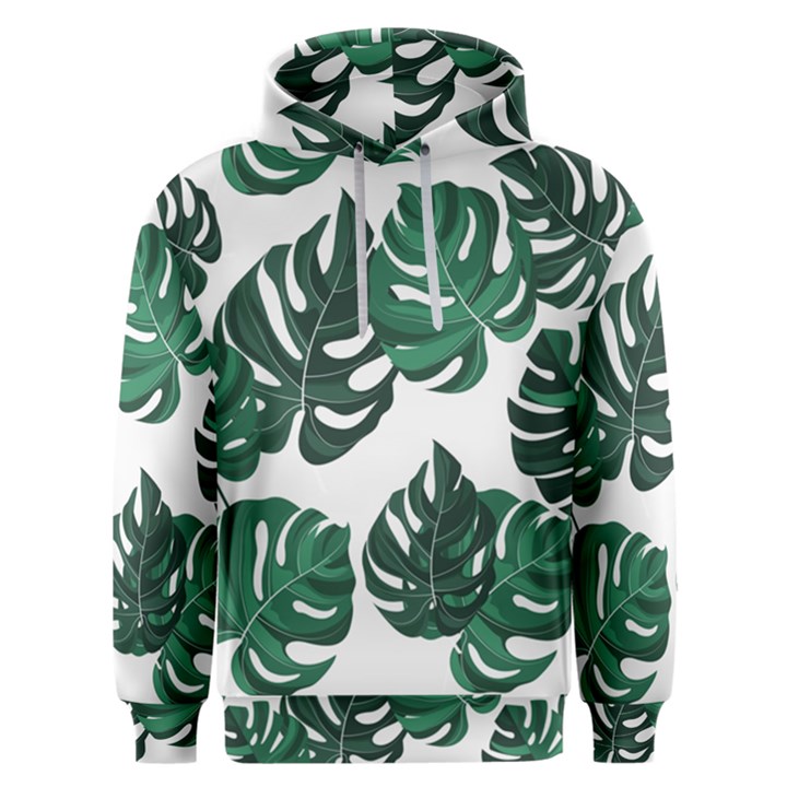 Illustrations Monstera Leafes Men s Overhead Hoodie