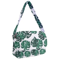 Illustrations Monstera Leafes Courier Bag by anzea