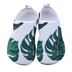 Illustrations Monstera Leafes Women s Sock-style Water Shoes