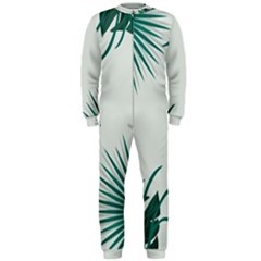 Illustrations Foliage Background Border Onepiece Jumpsuit (men)