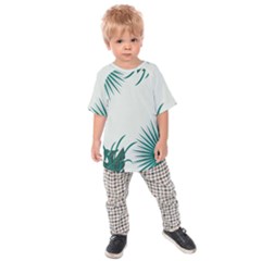 Illustrations Foliage Background Border Kids  Raglan T-shirt