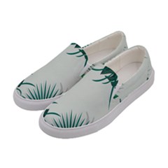 Illustrations Foliage Background Border Women s Canvas Slip Ons