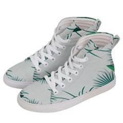 Illustrations Foliage Background Border Women s Hi-top Skate Sneakers