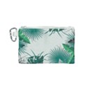 Illustrations Foliage Background Border Canvas Cosmetic Bag (Small) View1