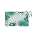 Illustrations Foliage Background Border Canvas Cosmetic Bag (Small) View2