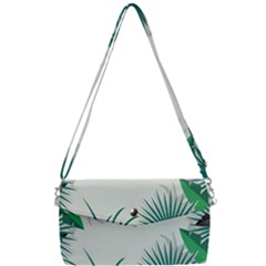 Illustrations Foliage Background Border Removable Strap Clutch Bag by anzea