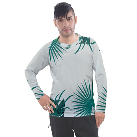 Illustrations Foliage Background Border Men s Pique Long Sleeve T-shirt by anzea