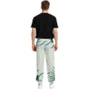 Illustrations Foliage Background Border Men s Elastic Waist Pants View2