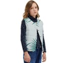 Illustrations Foliage Background Border Kid s Button Up Puffer Vest	 View2