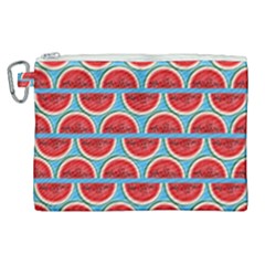 Illustrations Watermelon Texture Pattern Canvas Cosmetic Bag (xl)