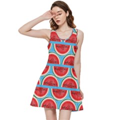 Illustrations Watermelon Texture Pattern Inside Out Racerback Dress by anzea