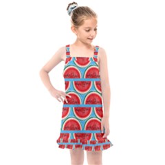 Illustrations Watermelon Texture Pattern Kids  Overall Dress by anzea