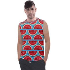 Illustrations Watermelon Texture Pattern Men s Regular Tank Top by anzea