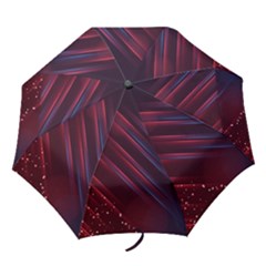 Illustrations Space Purple Folding Umbrellas