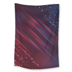 Illustrations Space Purple Large Tapestry