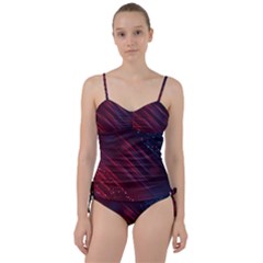 Illustrations Space Purple Sweetheart Tankini Set by anzea