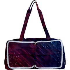 Illustrations Space Purple Multi Function Bag