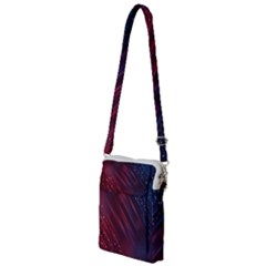 Illustrations Space Purple Multi Function Travel Bag by anzea