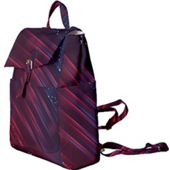 Illustrations Space Purple Buckle Everyday Backpack