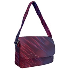 Illustrations Space Purple Courier Bag