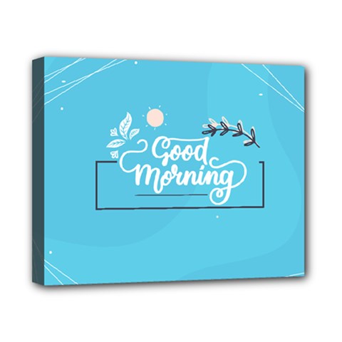 Background Good Morning Canvas 10  X 8  (stretched) by anzea