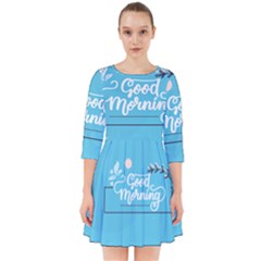 Background Good Morning Smock Dress by anzea