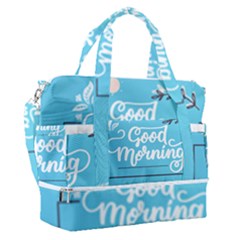 Background Good Morning Sports Shoulder Bag With Shoes Compartment by anzea