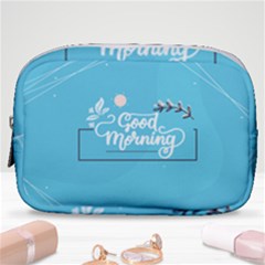 Background Good Morning Make Up Pouch (small)