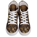 Skull Texture Vintage Men s Hi-Top Skate Sneakers View1