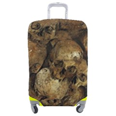 Skull Texture Vintage Luggage Cover (medium) by anzea