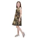 Skull Texture Vintage Kids  Skater Dress View2