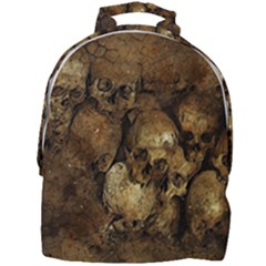 Skull Texture Vintage Mini Full Print Backpack