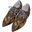 Skull Texture Vintage Pointed Oxford Shoes View2