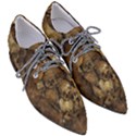 Skull Texture Vintage Pointed Oxford Shoes View3