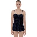 Abstract Texture Babydoll Tankini Set View1