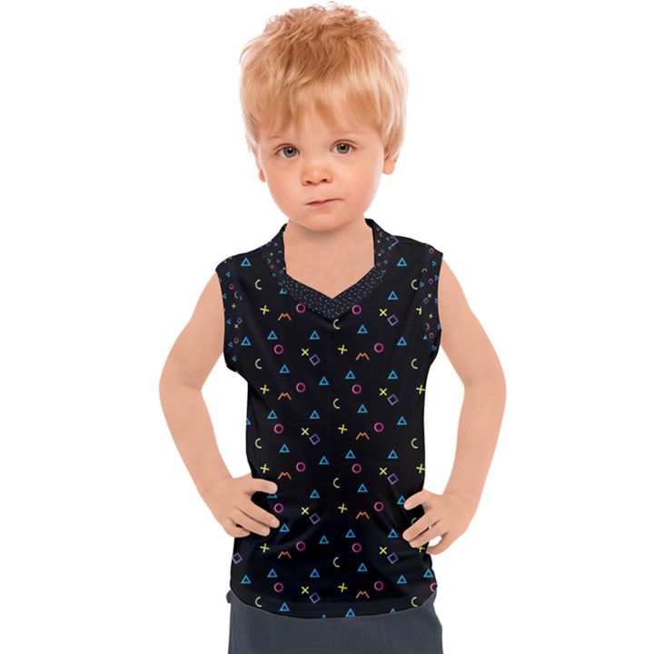 Abstract Texture Kids  Sport Tank Top