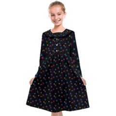 Abstract Texture Kids  Midi Sailor Dress