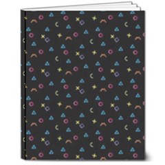 Abstract Texture 8  x 10  Hardcover Notebook